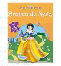 Livro Quebra-cabeça com 20 peças Branca de Neve