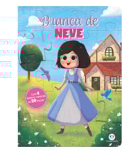Livro Quebra-cabeça com 20 peças Branca de Neve