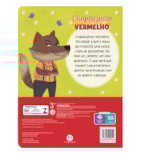 Livro Quebra-cabeça com 20 peças Chapeuzinho Vermelho