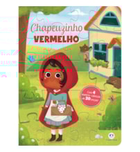 Livro Quebra-cabeça com 20 peças Chapeuzinho Vermelho