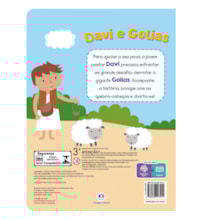 Livro Quebra-cabeça com 20 peças Davi e Golias