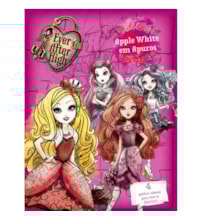 Livro Quebra-cabeça com 20 peças Ever After High - Apple White em apuros