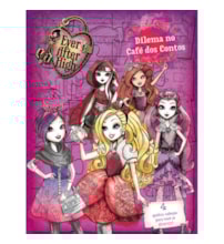 Livro Quebra-cabeça com 20 peças Ever After High - Dilema no café dos contos