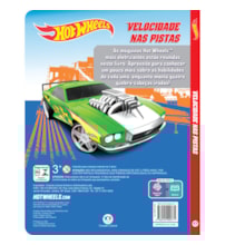 Livro Quebra-cabeça com 20 peças Hot Wheels - Velocidade nas Pistas
