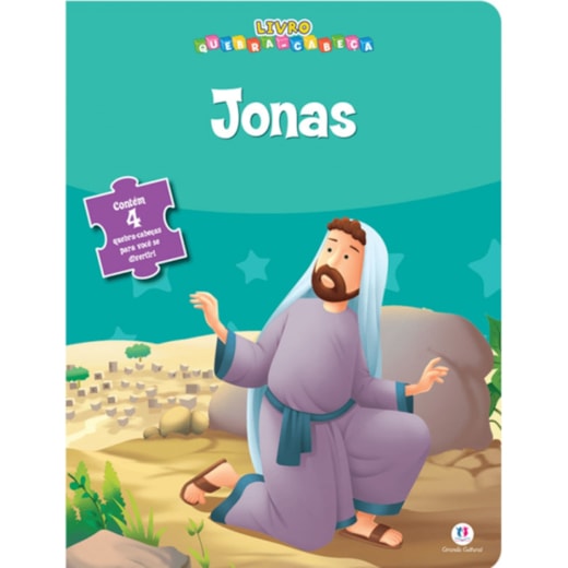 Livro Quebra-cabeça com 20 peças Jonas