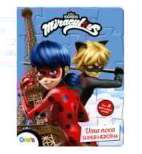 Livro Quebra-cabeça com 20 peças Ladybug - Uma nova super-heroína Livro Quebra-cabeça com 20 peças Ladybug - Uma nova super-heroína