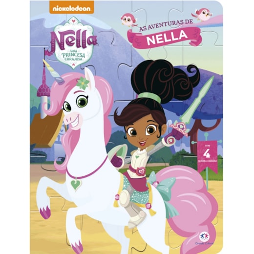 Livro Quebra-cabeça com 20 peças Nella - As aventuras de Nella