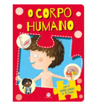 Livro Quebra-cabeça com 20 peças O corpo humano