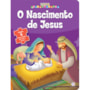Livro Quebra-cabeça com 20 peças O nascimento de Jesus