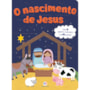 Livro Quebra-cabeça com 20 peças O nascimento de Jesus