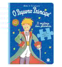 Livro Quebra-cabeça com 20 peças O pequeno Príncipe - O mistério dos planetas