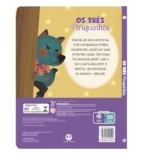 Livro Quebra-cabeça com 20 peças Os três porquinhos