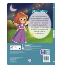 Livro Quebra-cabeça com 20 peças Pinóquio