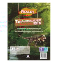 Livro Quebra-cabeça com 20 peças Tiranossauro rex