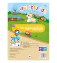 Livro Quebra-cabeça com 20 peças Unicórnios