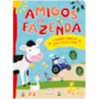 Livro Quebra-cabeça com 6 peças Amigos da fazenda