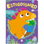 Livro Quebra-cabeça com 6 peças Estegossauro