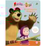 Livro Quebra-cabeça com 6 peças Masha e o urso - A vassoura mágica