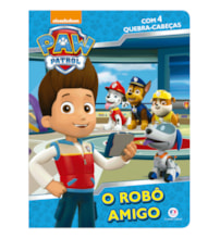 Livro Quebra-cabeça com 6 peças Patrulha Canina - O robô amigo Livro Quebra-cabeça com 6 peças Patrulha Canina - O robô amigo