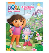 Livro Quebra-cabeça Dora, a Aventureira - A montanha Estrela