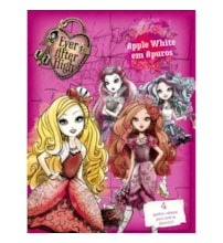 Livro Quebra-cabeça Ever After High - Apple White em apuros