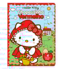 Livro Quebra-cabeça Hello Kitty - Chapeuzinho Vermelho