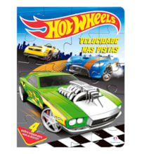 Livro Quebra-cabeça Hot Wheels - Velocidade na pista
