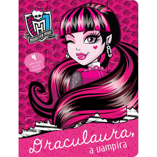 Livro Quebra-cabeça Monster High - Draculaura, a vampira