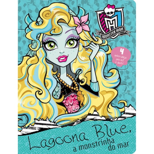 Livro Quebra-cabeça Monster High - Lagoona Blue, a monstrinha do mar