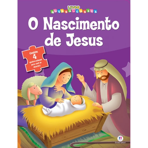 Livro Quebra-cabeça O nascimento de Jesus