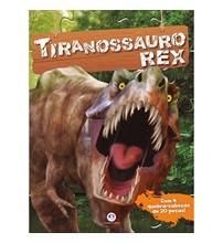 Livro Quebra-cabeça Tiranossauro rex
