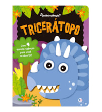 Livro Quebra-cabeça Tricerátopo