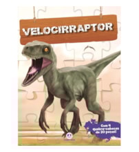 Livro Quebra-cabeça Velocirraptor