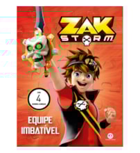 Livro Quebra-cabeça Zak Storm - Equipe imbatível