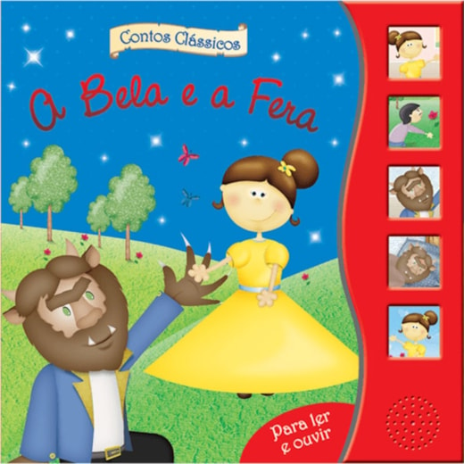 Livro Sonoro A Bela e a Fera