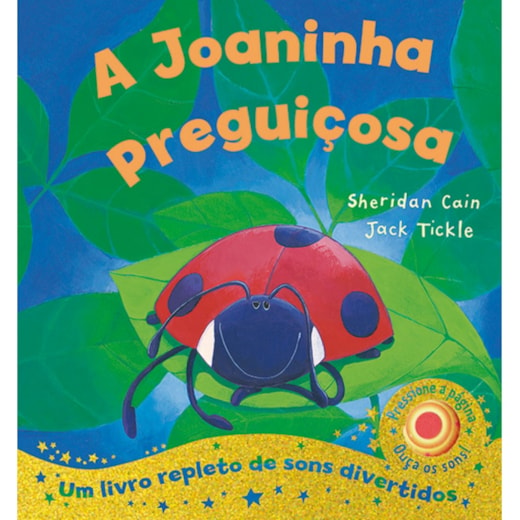 Livro Sonoro A joaninha preguiçosa