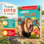 Livro Sonoro Animais da selva - Toque e sinta do barulho - Livro sonoro com textura