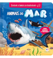 Livro Sonoro Animais do mar - Livro sonoro com textura