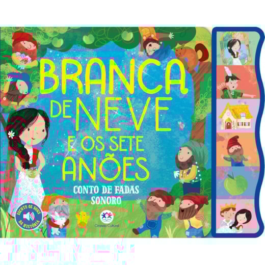 Livro Sonoro Branca de Neve e os Sete Anões