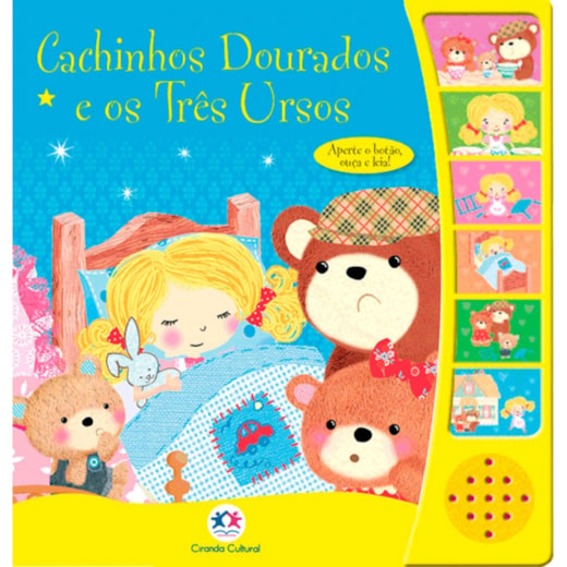 Livro Sonoro Cachinhos Dourados e os três ursos