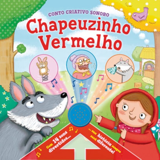 Livro Sonoro Create your own noisy story - Little red riding hood