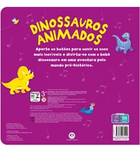 Livro Sonoro Dinossauros animados