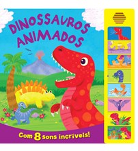 Livro Sonoro Dinossauros animados