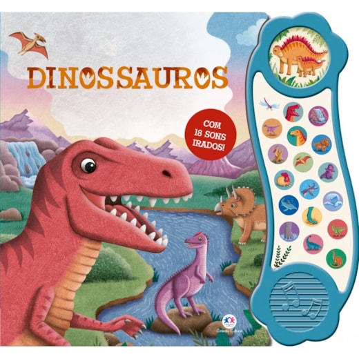 Livro Sonoro Dinossauros com Sons Irados