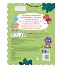 Livro Sonoro Explore with Dino and friends