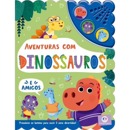 Livro Sonoro Explore with Dino and friends