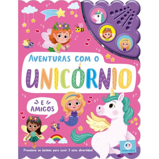 Livro Sonoro Explore with Unicorn and friends