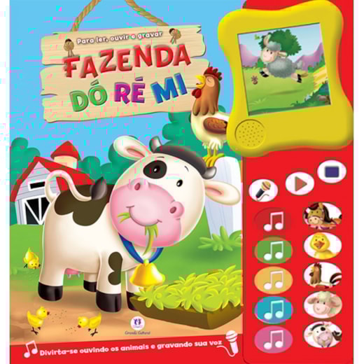 Livro Sonoro Fazenda dó ré mi