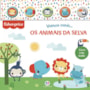 Livro Sonoro Fisher-Price - Vamos ouvir os animais da selva - Livro sonoro com botão de silicone