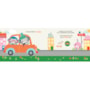 Livro Sonoro Fisher-Price - Vamos ouvir os meios de transporte - Livro sonoro com botão de silicone